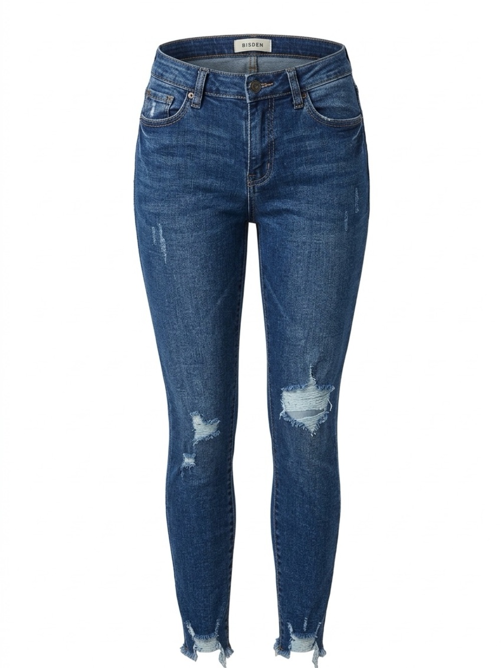 Pistola Special A Skinny Distressed Jeans Women's Dark Wash Sz 25 Mid Rise